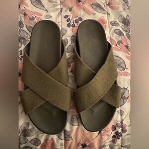 Rothy's Olive Green Sandals